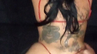 Real FULL ANAL of big buttocks submissive mexican wife in homemade video