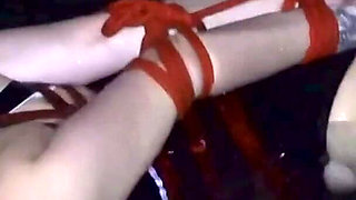 Swimwear Rope Bondage in Water: Hogtied & Gagged