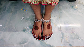 Bhabhi Did a Blue Job of Brother and Made His Penis Ejaculate with Hindi Voice