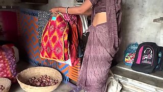 Desi Village Bhabhi Blowjob - Indian Aunty Sucks Devar Cock in Romantic Sex