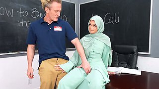 Hijabi Teacher Gangbanged by Students