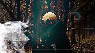 We're home alone and my stepsister is getting horny.