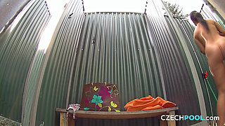Czech Pool 52: Pierced Busty Beauty Gets Wet and Wild