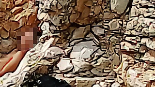 French Teacher Blowjob Nudist Beach Sea - Extreme Cumshot