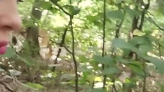MILF Loves to Pee in the Forest