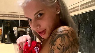 Spy Camera Watches Big Tit Amateur Milf In The Shower