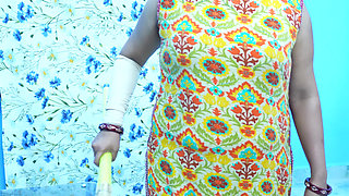 We Found Out and Fucked Our Maid in Desi Style with Hindi Audio