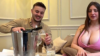 Hot Threesome with a Sexy BBC Receptionist and My Boyfriend - Luna Doll