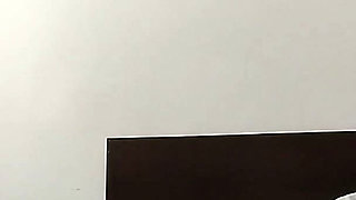 Amateur Woman Has Fun Trying on Clothes and Cutting Them