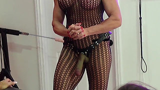 Submissive Male Takes It in the Ass From These 2 Femdom