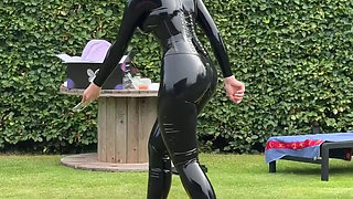 Expectation Walking on Majestic Silicone Paws. Reality Me Trying Not to Faceplant in the Grass While Filming