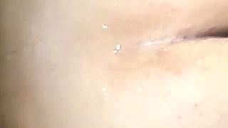 Big Ass of Katty Milk in 4 - I Cum and Put It Back in