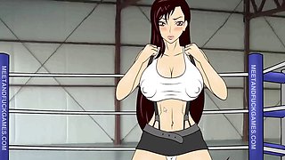 Combat nude, boxing game, hentai wrestling