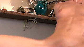 Hot and chic Nataly Von fucked in the kitchen