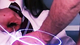 Posh girl Gets Covered in Cum