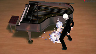 Odette sexy dancer sucks her pianist - Genshin Impact
