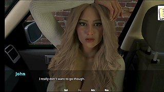 Big booty and huge natural tits in an uncensored hentai visual novel