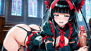 Rory Mercury Seduced Yohji Itami Right in the Temple in the Ai Adaptation of Gateway