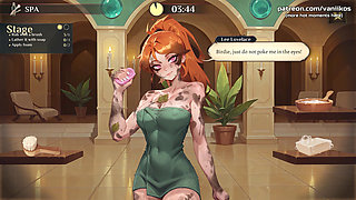 Busty 18yo Redhead Teen With A Big Ass Gives Blowjob To Big Cock And Gets A Huge Facial Cumshot - Hotel Tales (Steam Game)