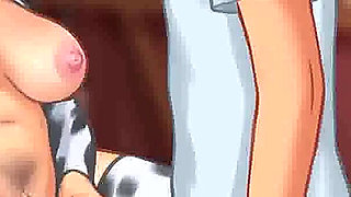 Summertime saga: horny cougar MILF got fucked hard with a cucumber ep 174