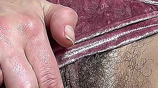 Look at My Hairy Under Wet and Dirty Shorts,leaking Cream From Hairy Vagina