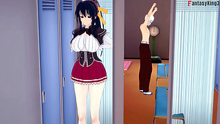 Akeno has a surprise for me - DXD NTR Madness Series