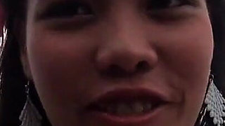 Super horny pinay drips cum on big balls
