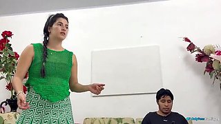 Roxxan's Big Ass Stepsister Gets Fucked Hard in POV 4K - Latina Amateur Homemade Sex