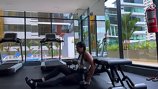 Smell My Dirty Bush and My Sweaty Ass After Training