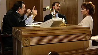 StrapOn Brunette big boobs fucks blonde GF