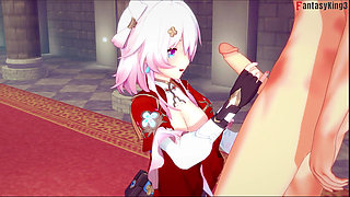 March 7th hot blowjob - Honkai Star Rail