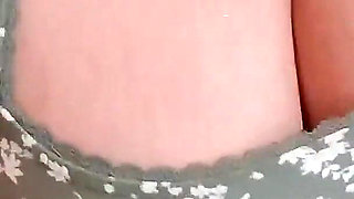 Peeking Down My Dress Cleavage Show Big Tits