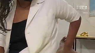 Big Ass Nurse Lets Her Patient Cum in Her Ass When the Doctor Leaves- Pinki Didi