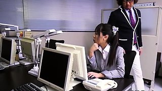 Miyuki Ojima Satisfies Her Boss s Cock
