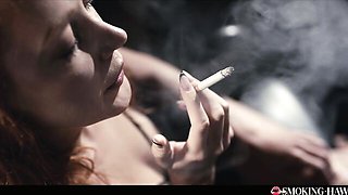 Superb Steve Q and Cherry Candle at smoking blowjob dirt