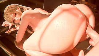 Office Doggy Style Fuck Hot White Whore’s Enormous Ass Pounded by Giant Monster Dick Depraved Cunt Greedily Swallowing Cum