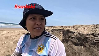 Peruvian MILF Elbergaslocas Car Fuck POV - Roadside Creampie & Blowjob Amateur Homemade