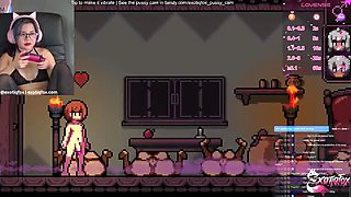 ExotiqFox JOI Solo Masturbation - Cute Asian Gamer Girl Live Stream Part 1