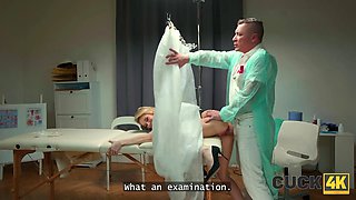 Cuck4k. physician treated my poor vulva with his shaft