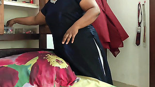 India Curvey Girl Naked Completely and Getting Dressed