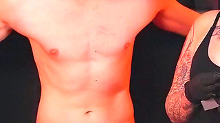 Estim Milking a Huge Orgasm Out of Him