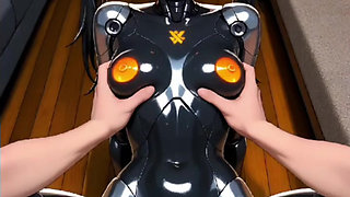 Hentai anime - Robot girl like a real woman