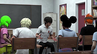 Hentai Sex College 2nd Semester Part 1 - Hentai Cutie Gets Creampied on Her First Day Back
