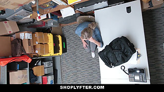 Petite teen pounded for not paying the items