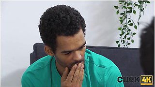 Pregnant Blonde With Nice Natural Body Is Fucking A Stranger In Front Of Her Husband With Adam Veller And Sophia Veller