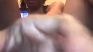 Squirting With Glass Dildo And Buttplug