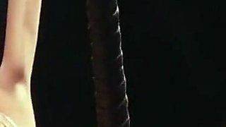 Skinny Slave in Bondage Whipped by Fat SSBBW Mistress