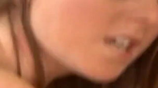 Sweet teen redhead fucked and milked on her pussy