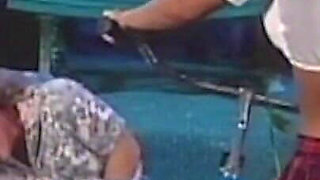 Horny Brunette in School Girl Outfit Gets Pounded Hard