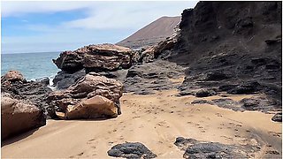 Hot Summer Girl Peeing On Public Beach, Compilation